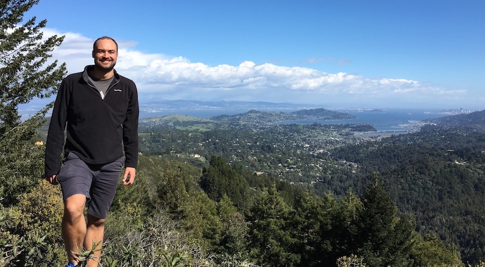 The view from Mount Tamalpais, SF